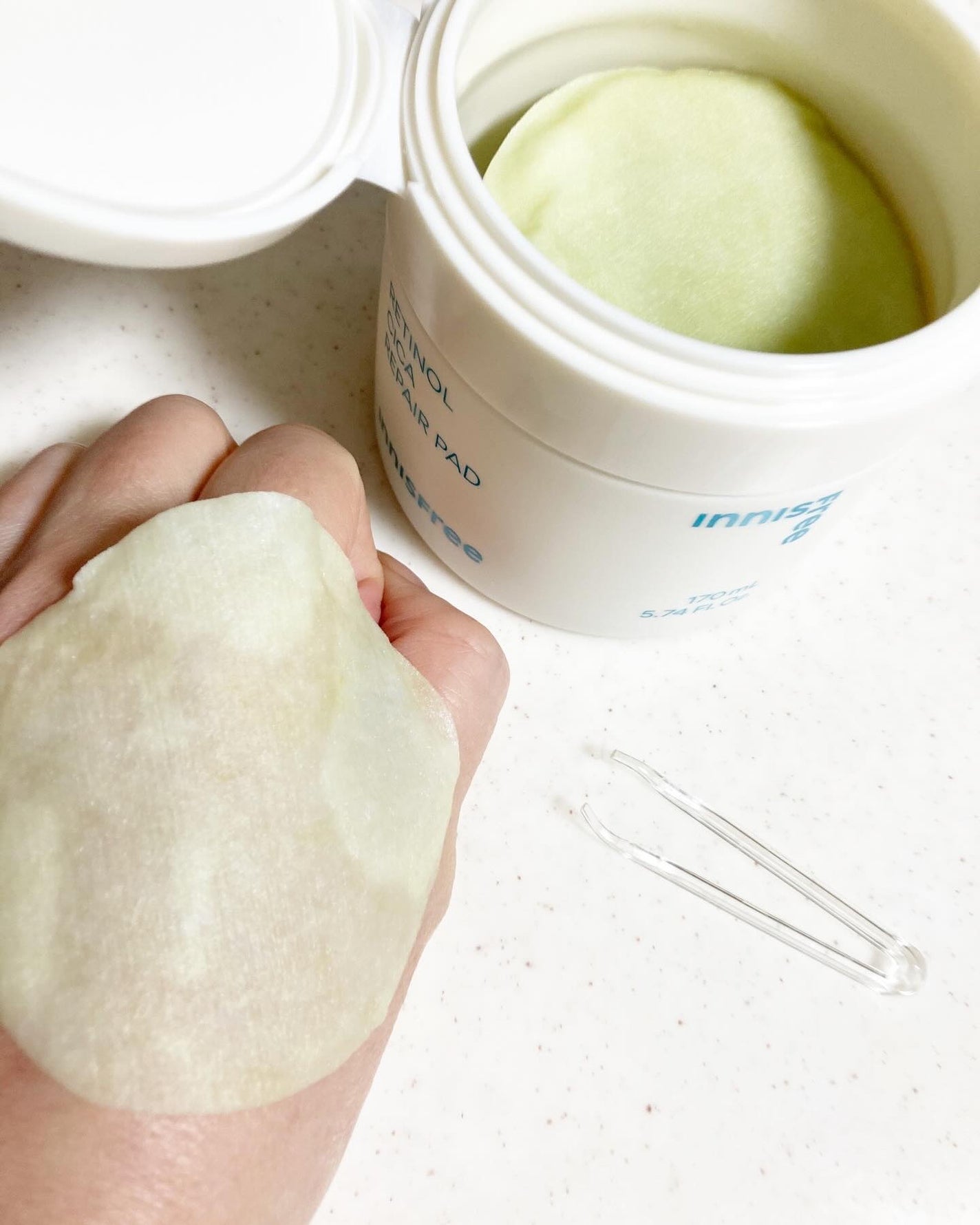 レチノール シカ リペア パッド/innisfree/トナーパッドを使ったクチコミ(3枚目)