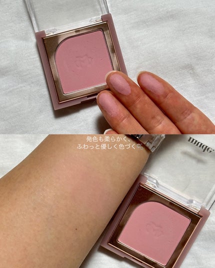 フラッターブラッシャー/mude/パウダーチークを使ったクチコミ(3枚目)