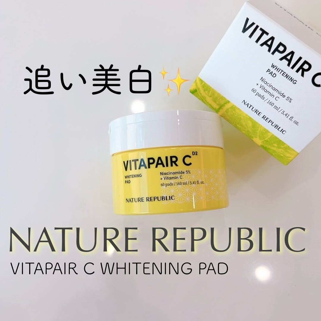 ビタペアC 美容液パッド/ネイチャーリパブリック/トナーパッドを使ったクチコミ(1枚目)