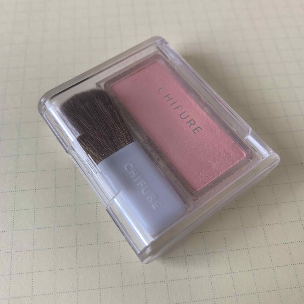 チーク カラー(ブラシ付)/ちふれ/パウダーチークを使ったクチコミ(1枚目)