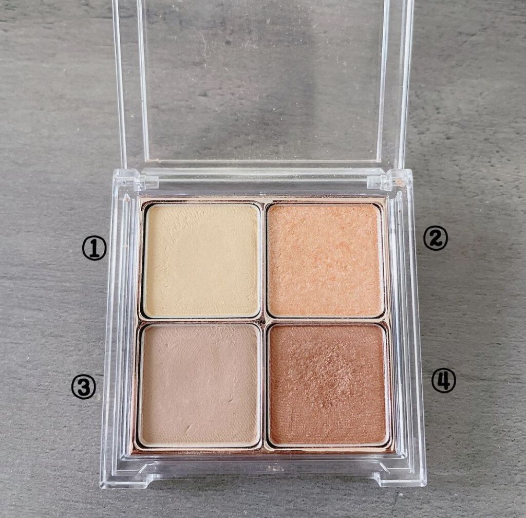 リアルアイハンディパレット オレンジフィーバー/espoir/アイシャドウパレットを使ったクチコミ（2枚目）