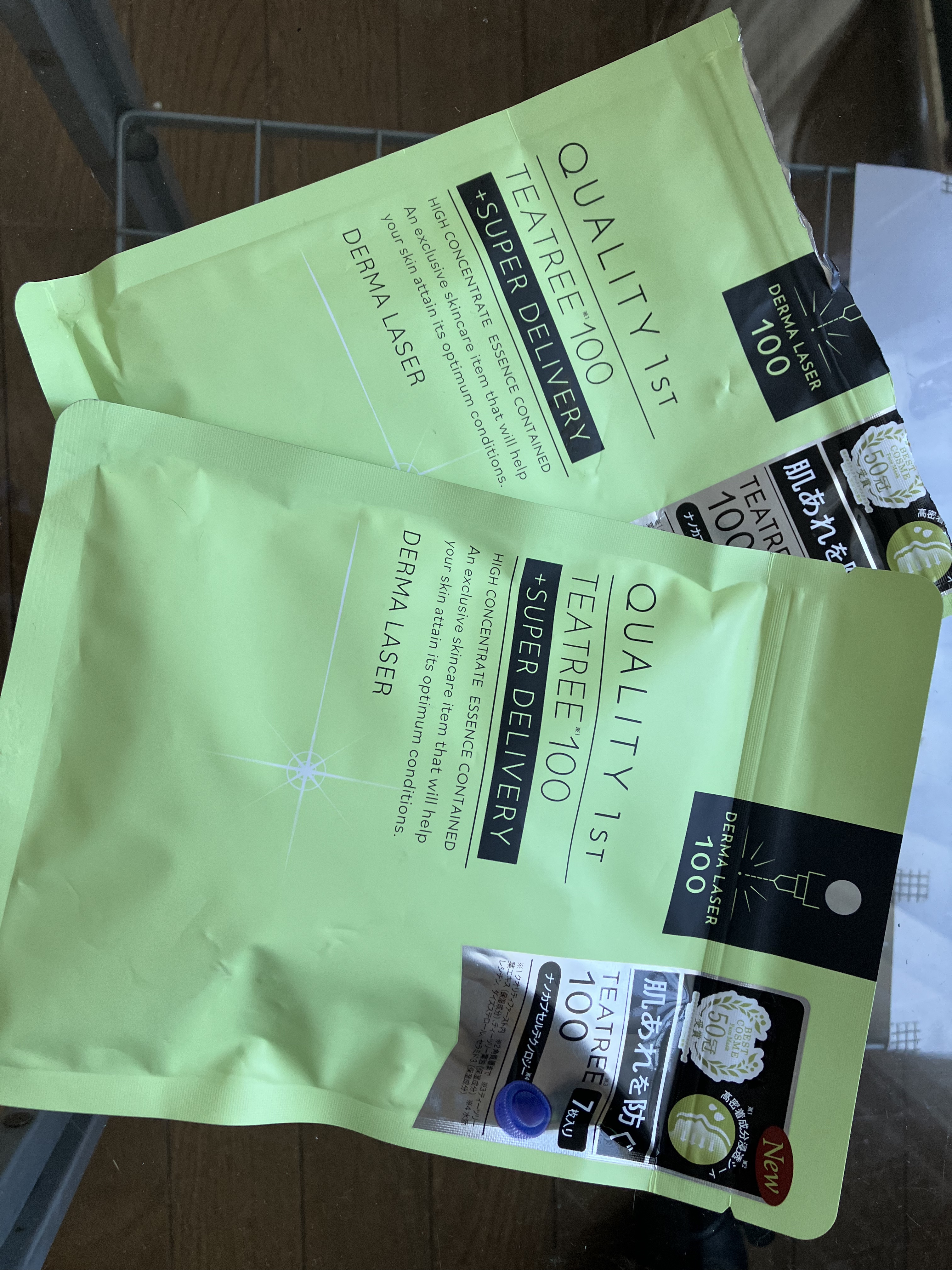 ダーマレーザー スーパーTEATREE100マスク/クオリティファースト/シートマスク・パックを使ったクチコミ（3枚目）