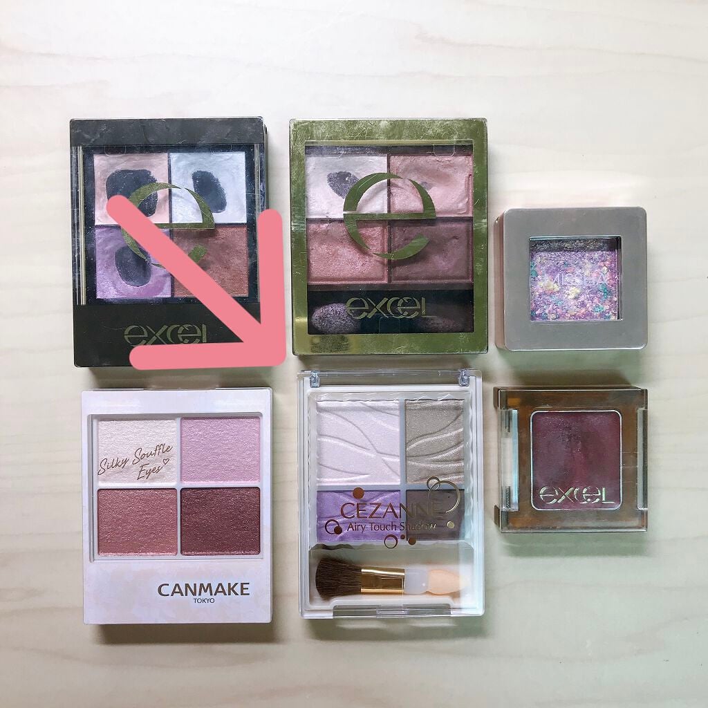 エアリータッチシャドウ/CEZANNE/アイシャドウパレットを使ったクチコミ(1枚目)