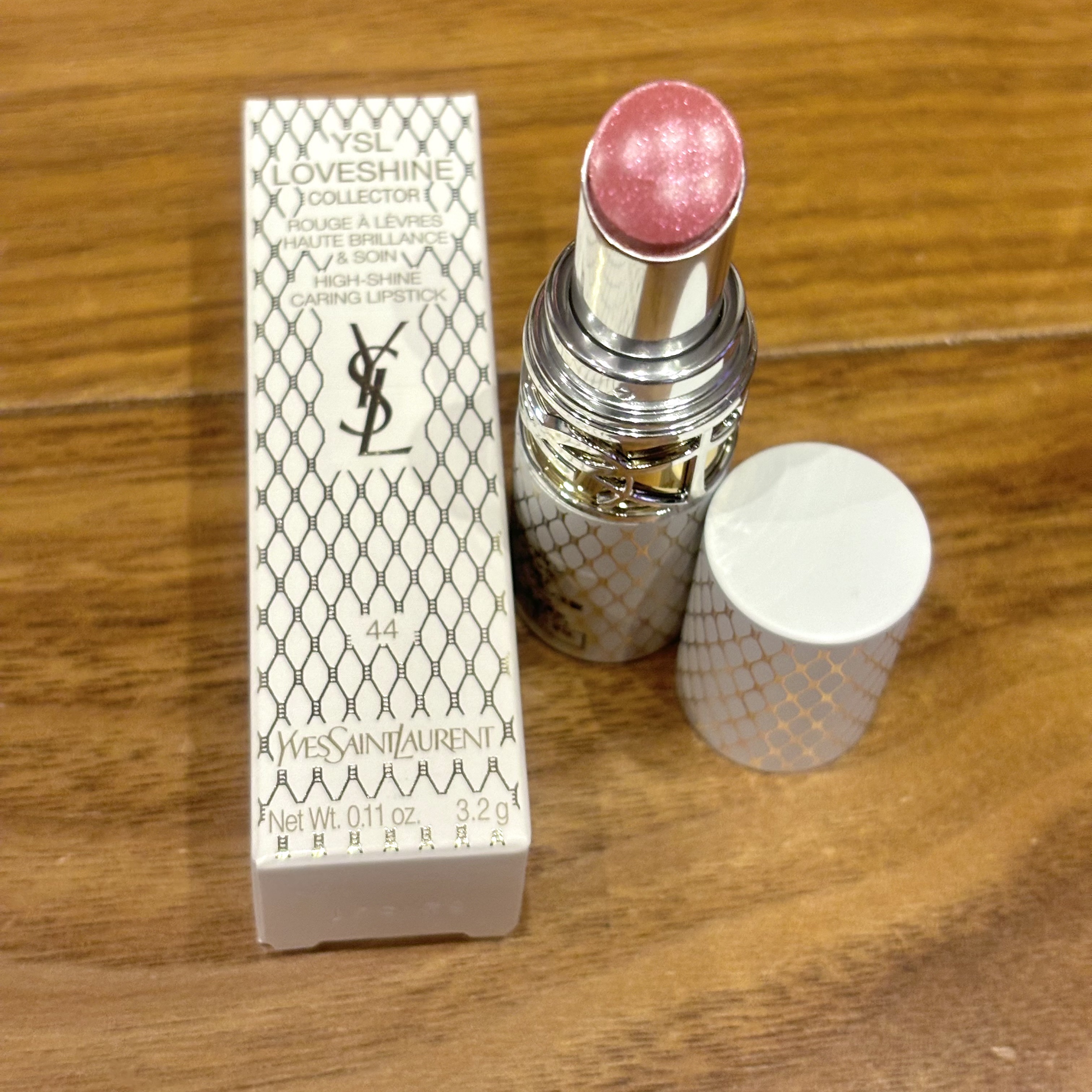 YSL ラブシャイン リップスティック No.44P＜コレクター＞/YVES SAINT LAURENT BEAUTE/口紅を使ったクチコミ（2枚目）