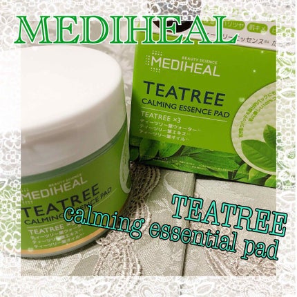 ティーツリーカーミングエッセンスパッド/MEDIHEAL/トナーパッドを使ったクチコミ(1枚目)