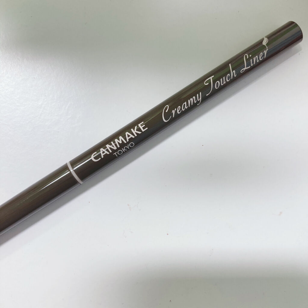 クリーミータッチライナー 08 マッチャカーキ/キャンメイク/ジェルアイライナーを使ったクチコミ（2枚目）