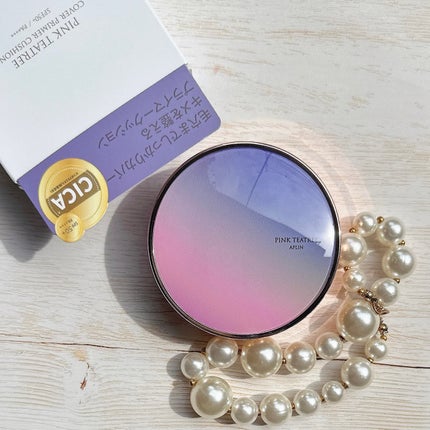 ピンクティーツリーカバープライマークッション/APLIN/クッションファンデーションを使ったクチコミ(1枚目)