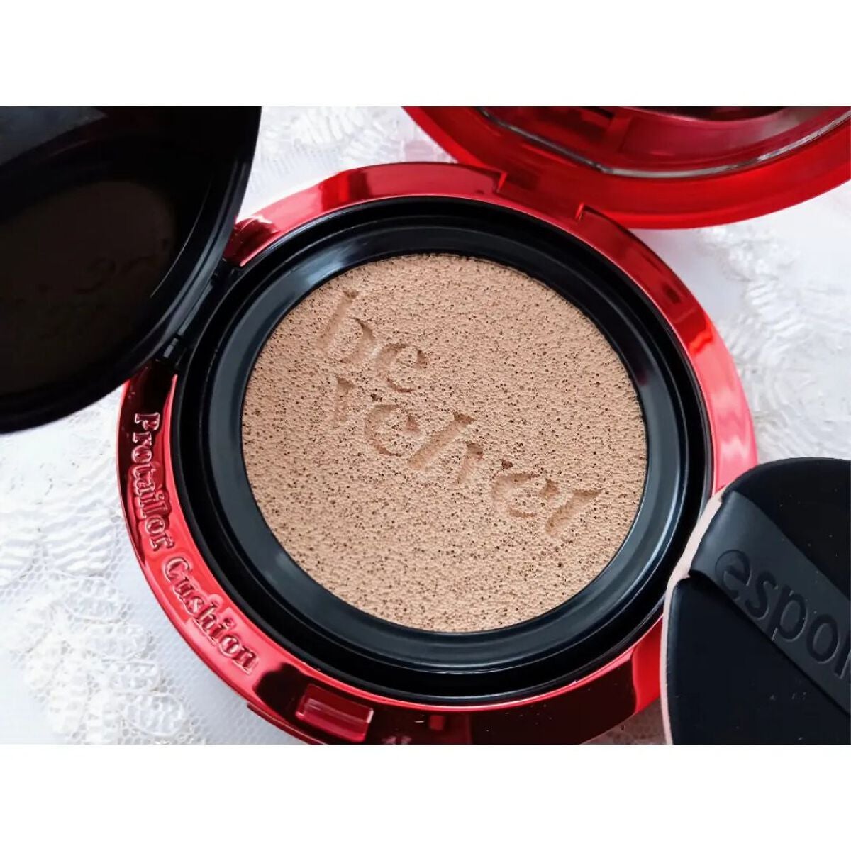 プロテーラービーベルベットカバークッション/espoir/クッションファンデーションを使ったクチコミ(3枚目)