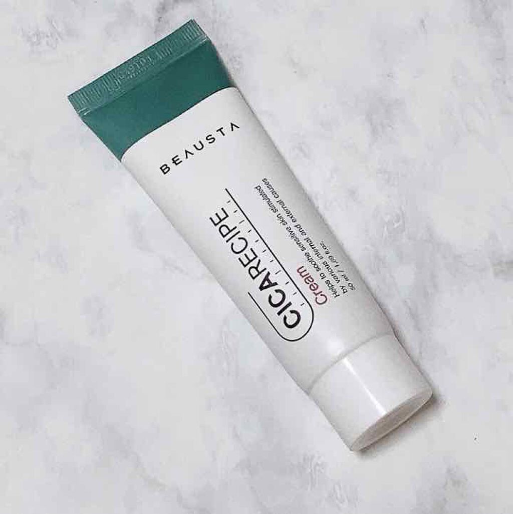 CICA ケアクリーム/BEAUSTA/フェイスクリームを使ったクチコミ（2枚目）