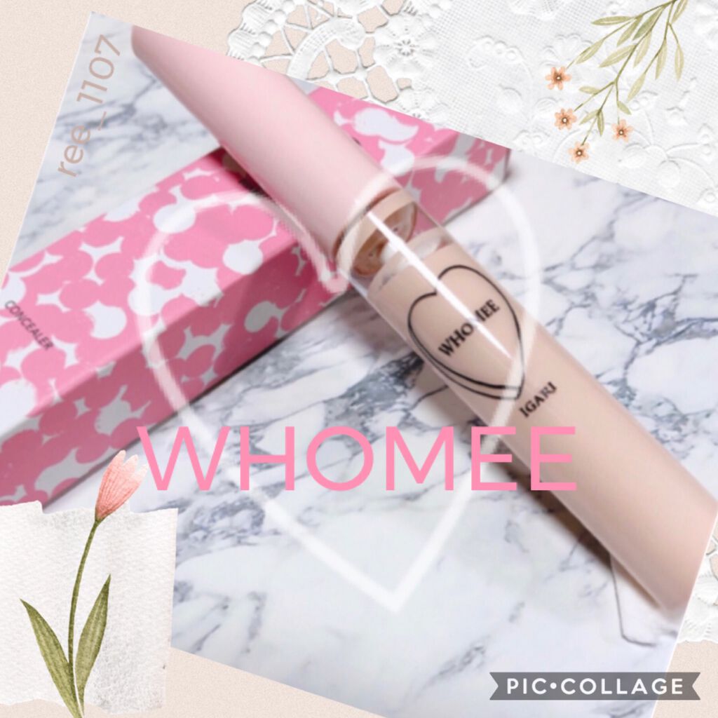 コンシーラー ピンクベージュ/WHOMEE/リキッドコンシーラーを使ったクチコミ（1枚目）