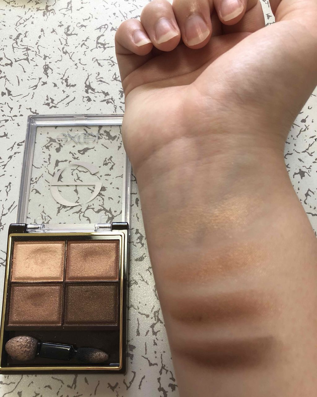 スキニーリッチシャドウ/excel/アイシャドウパレットを使ったクチコミ（1枚目）