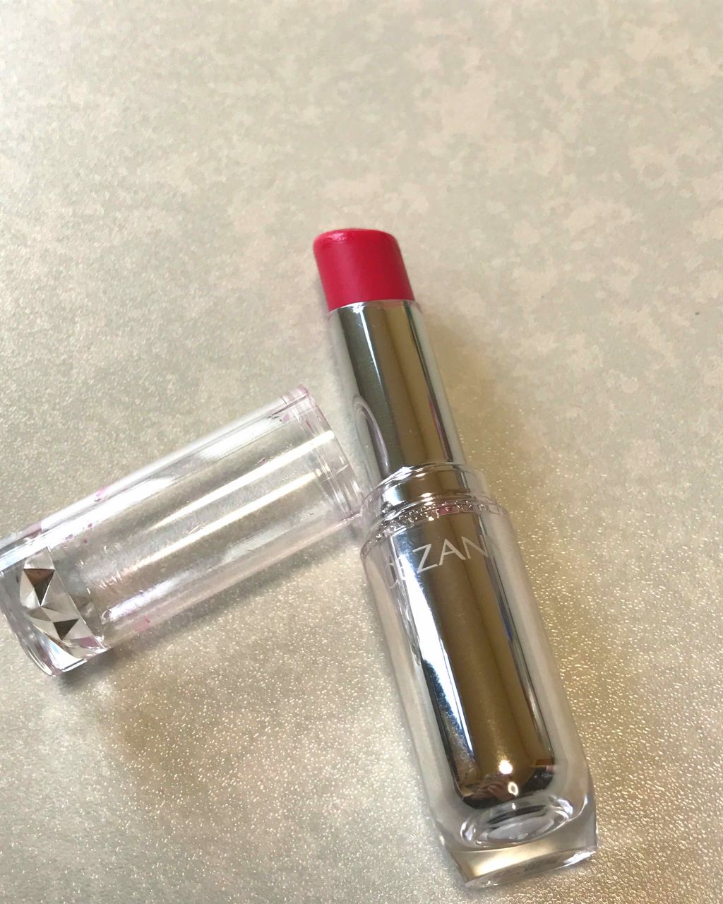 ラスティンググロスリップ/CEZANNE/口紅を使ったクチコミ（1枚目）
