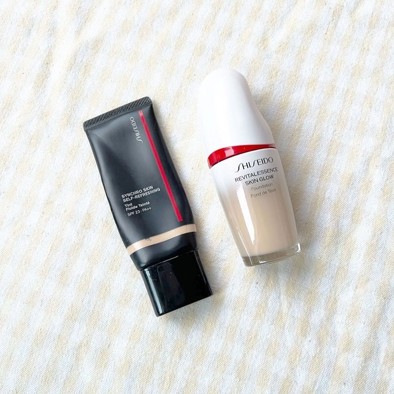 エッセンス スキングロウ ファンデーション/SHISEIDO/リキッドファンデーションを使ったクチコミ（3枚目）