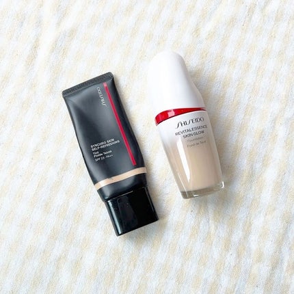 エッセンス スキングロウ ファンデーション/SHISEIDO/リキッドファンデーションを使ったクチコミ(3枚目)