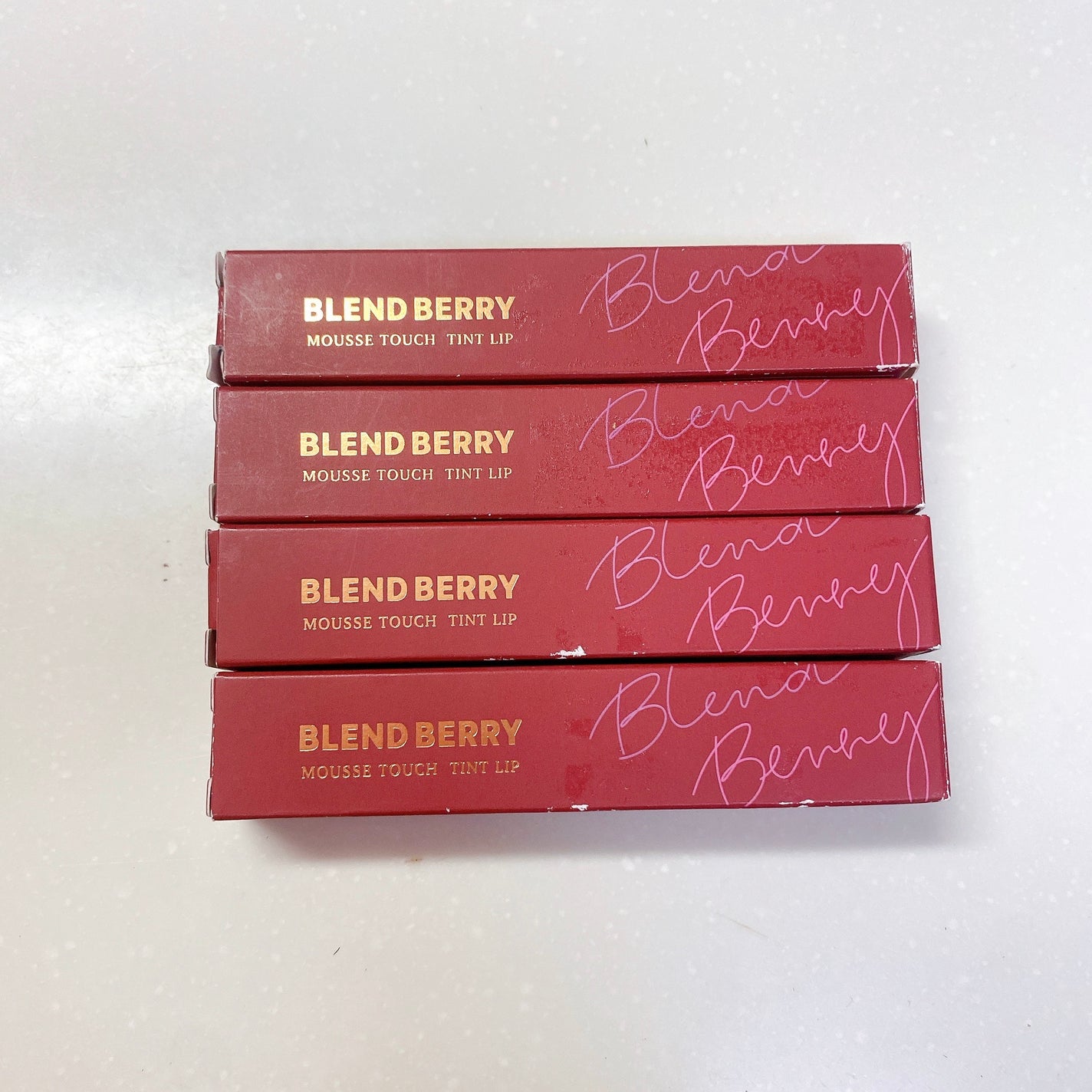 ムースタッチティントリップ /BLEND BERRY/リップティントを使ったクチコミ(4枚目)