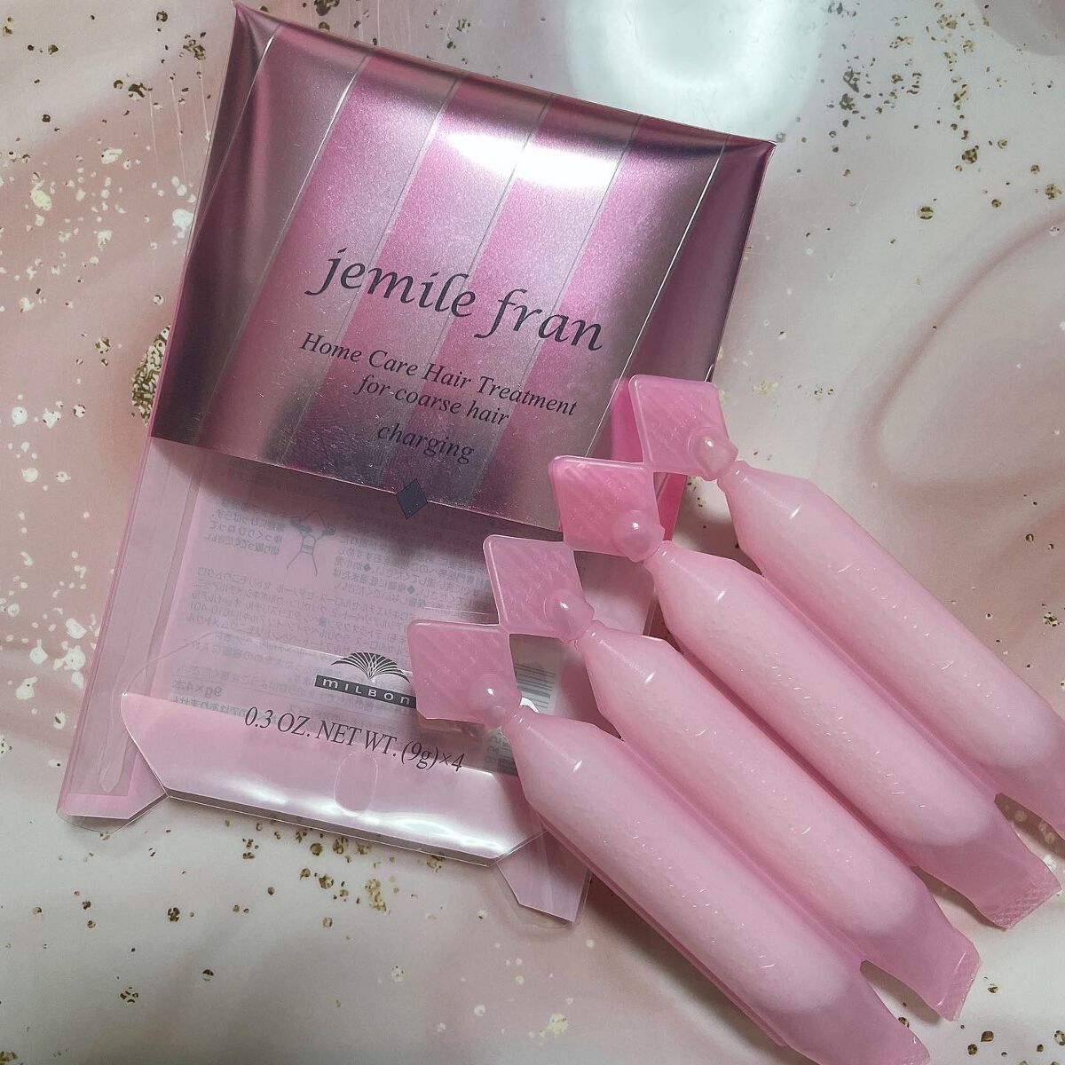 ジェミールフラン ヘアケアシリーズ サロントリートメント ハートチャージング/ジェミールフラン/洗い流すヘアトリートメントを使ったクチコミ(1枚目)
