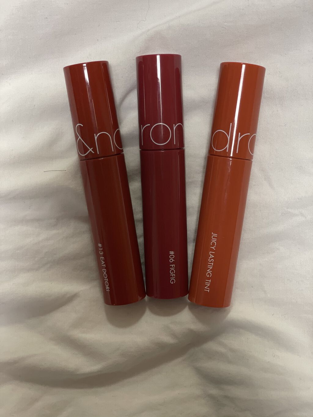 ジューシーラスティングティント/rom&nd/リップティントを使ったクチコミ（3枚目）