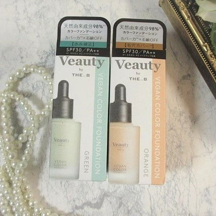 ヴィーガン カラーファンデーション/Veauty by THE_B/リキッドファンデーションを使ったクチコミ(2枚目)