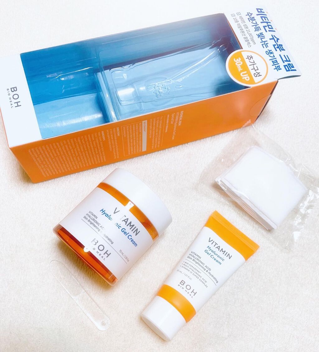 ビタミン ヒアルロニック ジェルクリーム/BIOHEAL BOH/オールインワン化粧品を使ったクチコミ(1枚目)