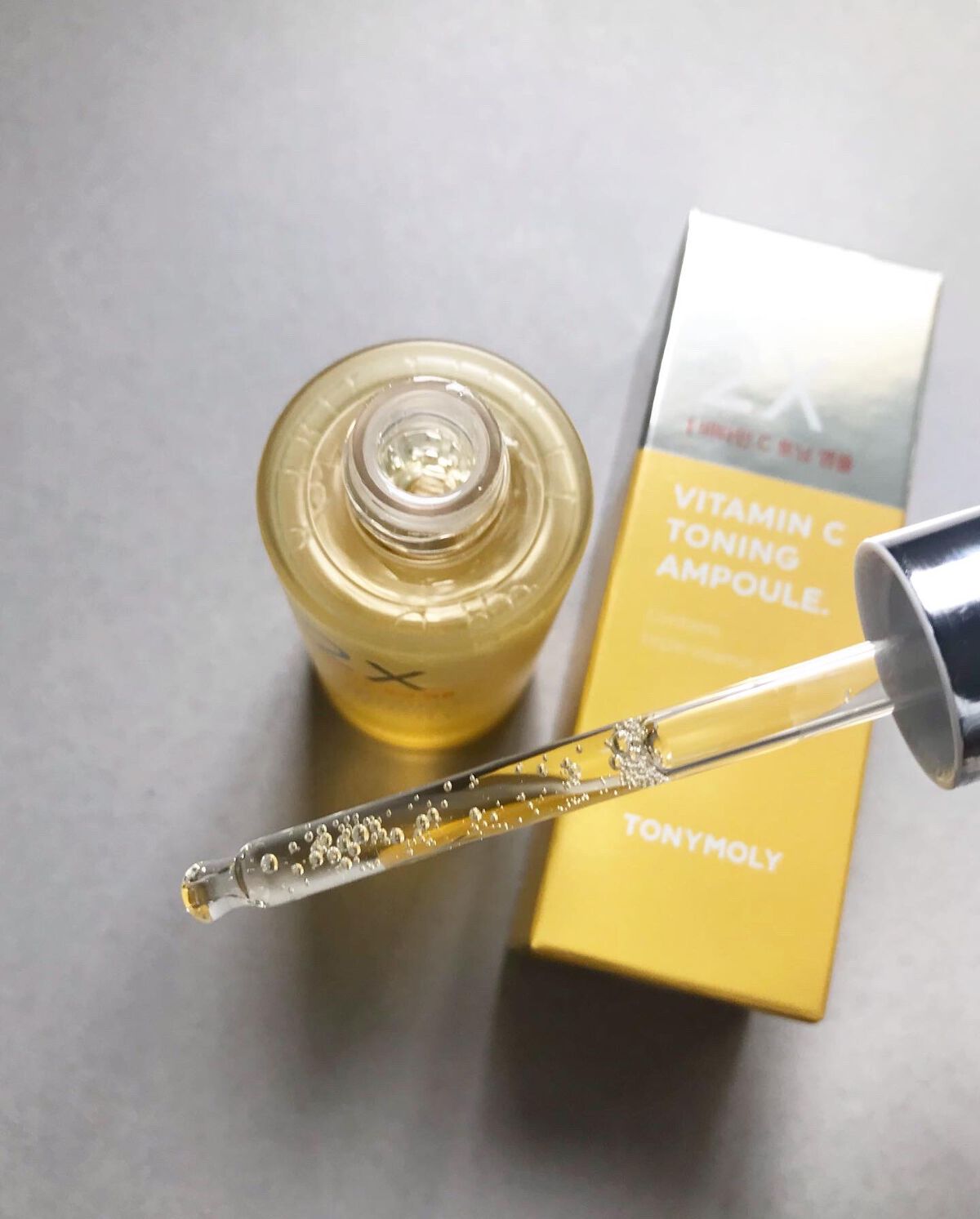 2X ビタミンCトーニングアンプル/TONYMOLY/美容液を使ったクチコミ（2枚目）