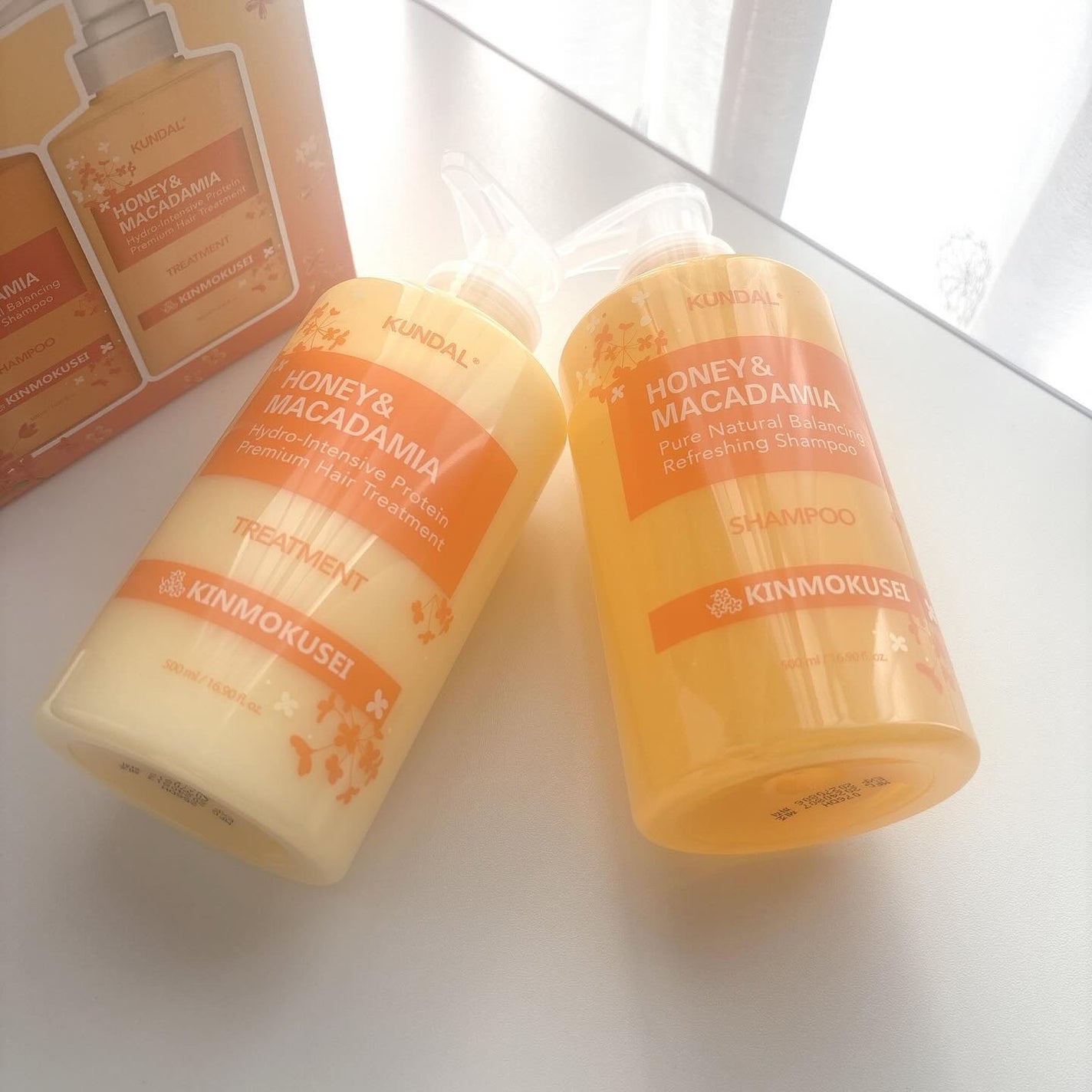 H&Mシャンプートリートメントセット(キンモクセイの香り)/KUNDAL/市販シャンプーを使ったクチコミ(3枚目)