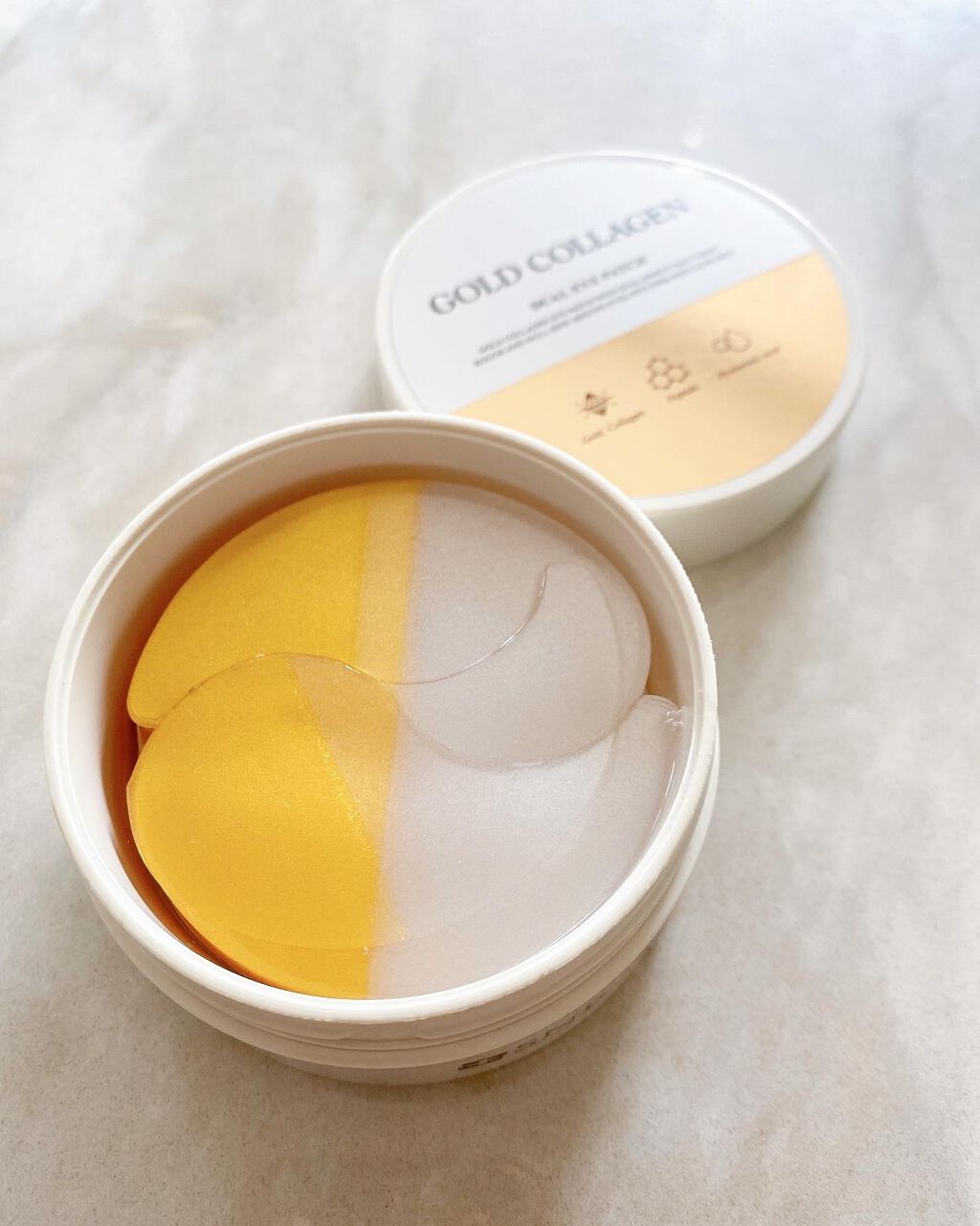 GOLD COLLAGEN DUAL EYE PATCH/SNP/アイケア・アイクリームを使ったクチコミ(2枚目)