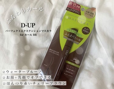 パーフェクトエクステンション マスカラ for カール/D-UP/マスカラを使ったクチコミ（1枚目）