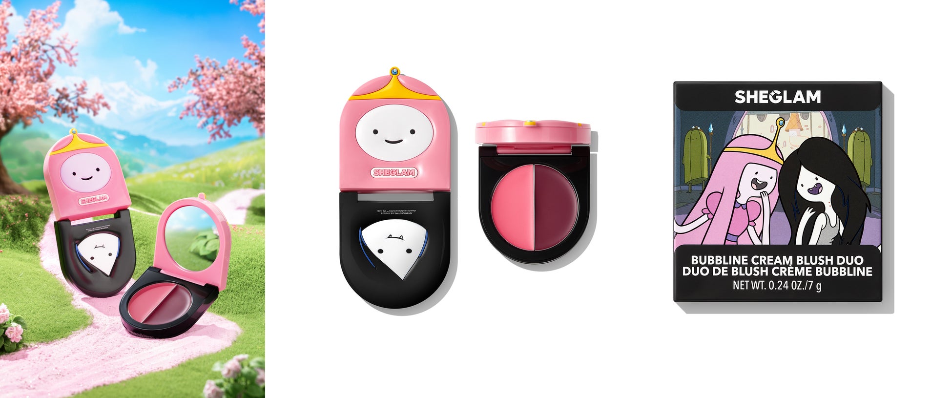 Adventure Time | SHEGLAM Bubbline Cream Blush Duo / SHEGLAM