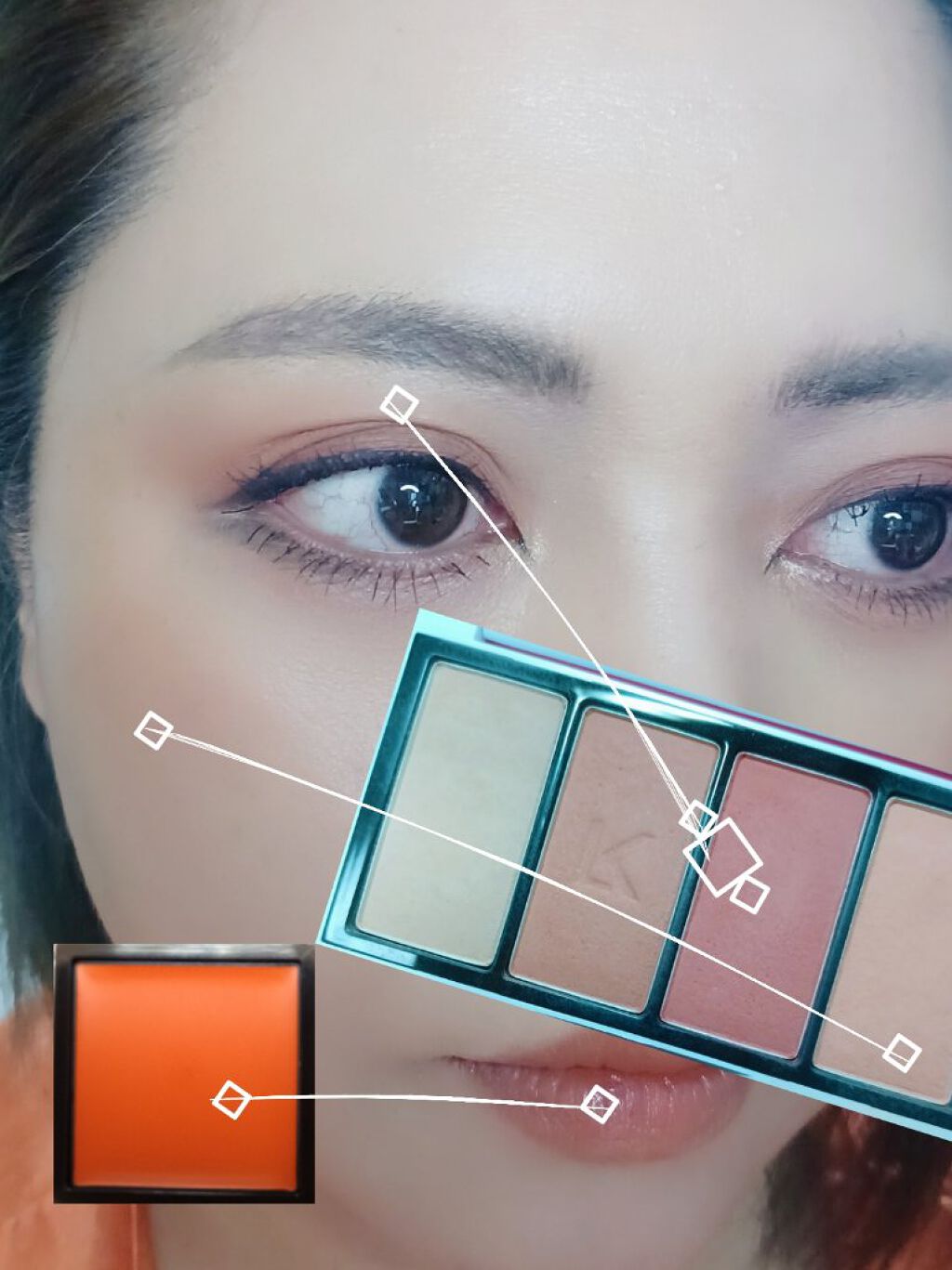 ジャストアイパレット/Laka/アイシャドウパレットを使ったクチコミ（2枚目）