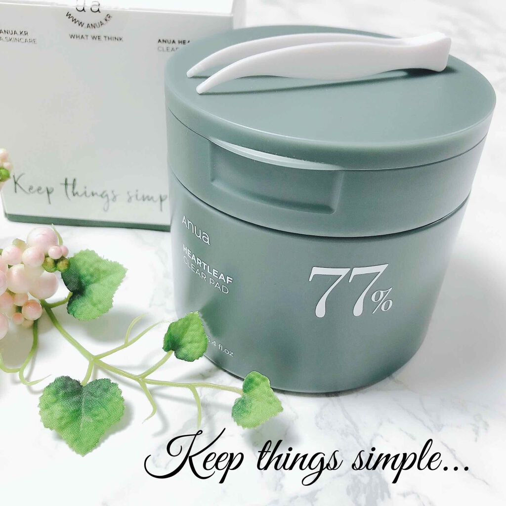 ドクダミ77%クリアパッド/Anua/トナーパッドを使ったクチコミ（1枚目）