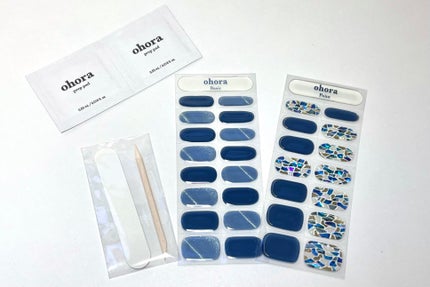 セミキュアジェルネイル(ハンド)/ohora/ネイルシールを使ったクチコミ(2枚目)