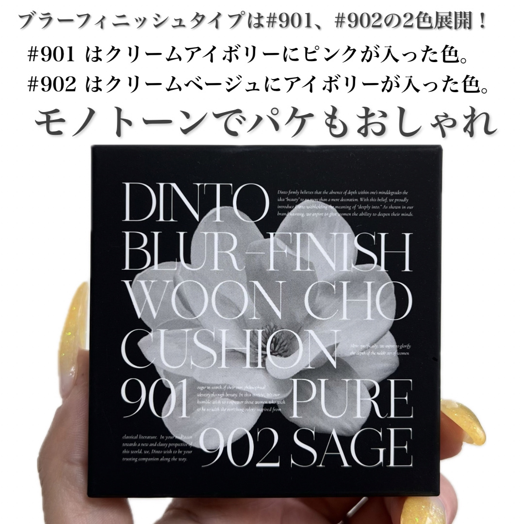 ブラーフィニッシュ雲楚クッション/Dinto/クッションファンデーションを使ったクチコミ（2枚目）