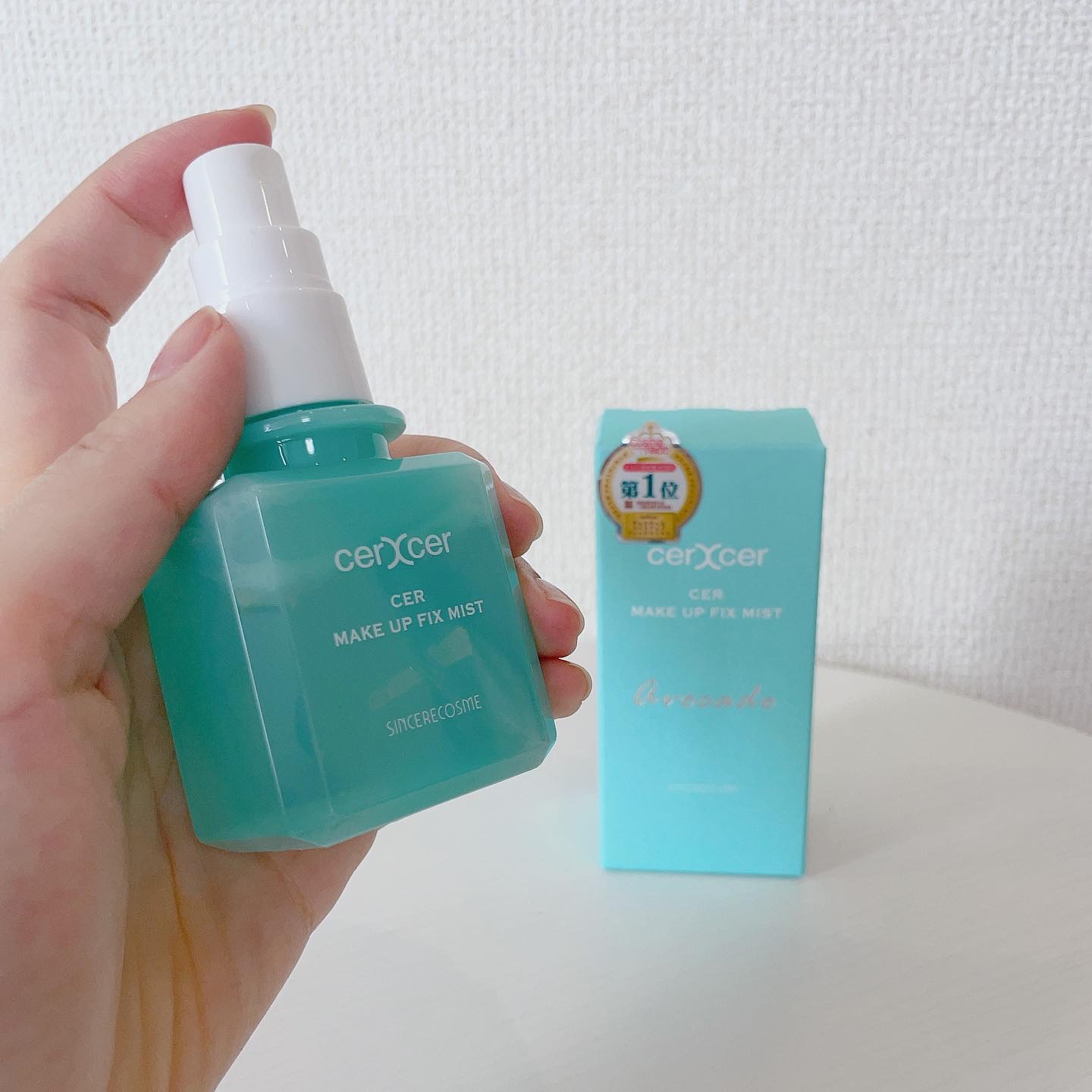 メイクアップフィックスミスト/cerXcer/フィックスミストを使ったクチコミ（2枚目）