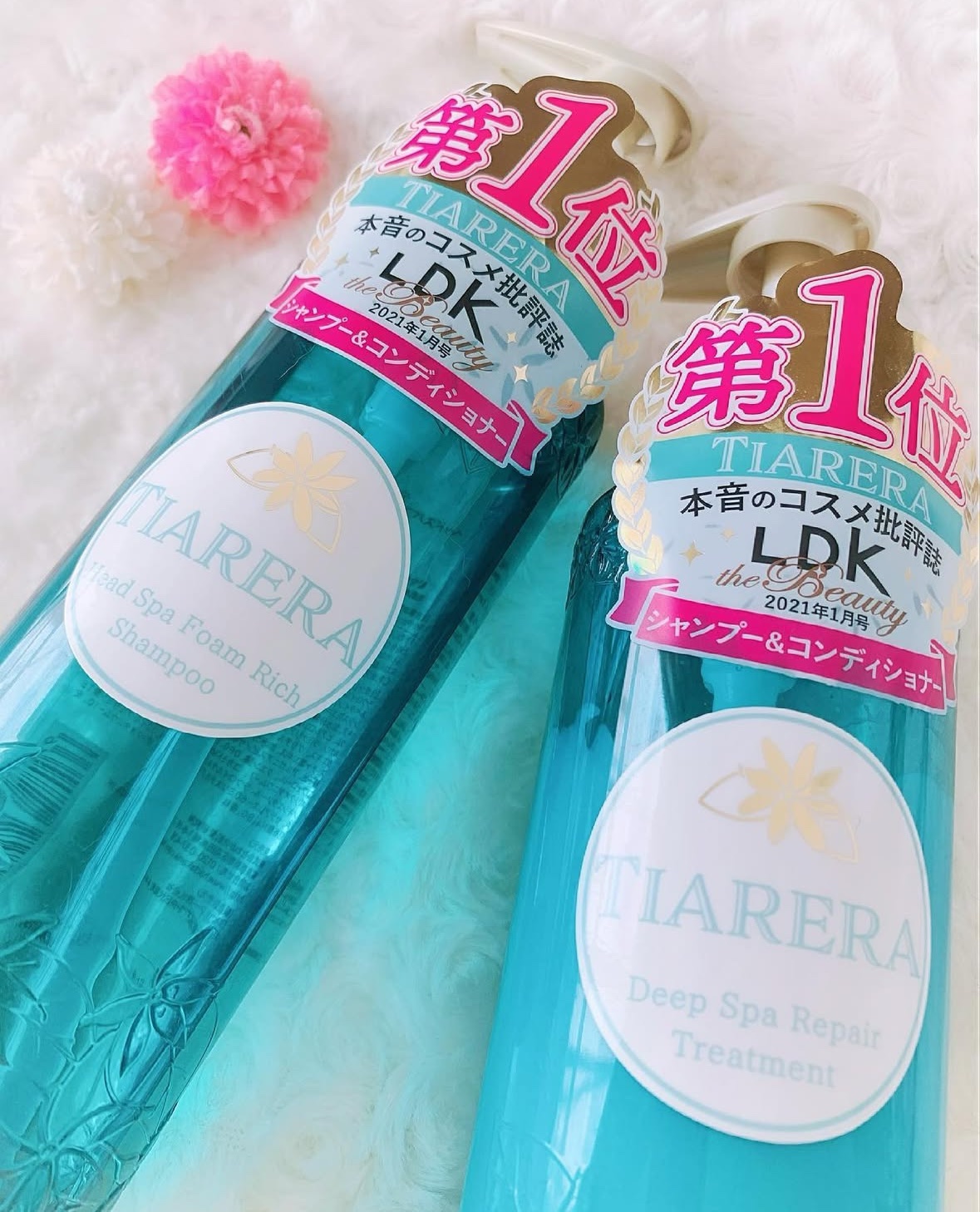 ヘッドスパフォームリッチシャンプー／ディープスパリペアトリートメント/TIARERA/市販シャンプーを使ったクチコミ（1枚目）