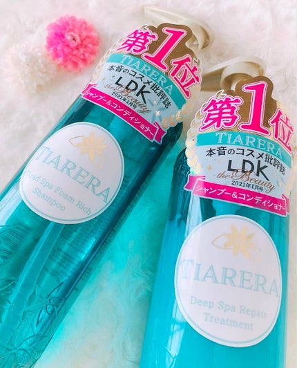ヘッドスパフォームリッチシャンプー/ディープスパリペアトリートメント/TIARERA/市販シャンプーを使ったクチコミ(1枚目)