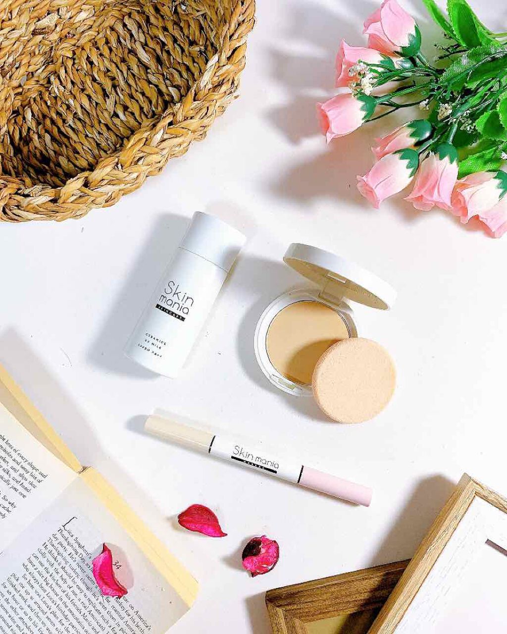 セラミド パウダーファンデーション/Skin mania/パウダーファンデーションを使ったクチコミ（1枚目）