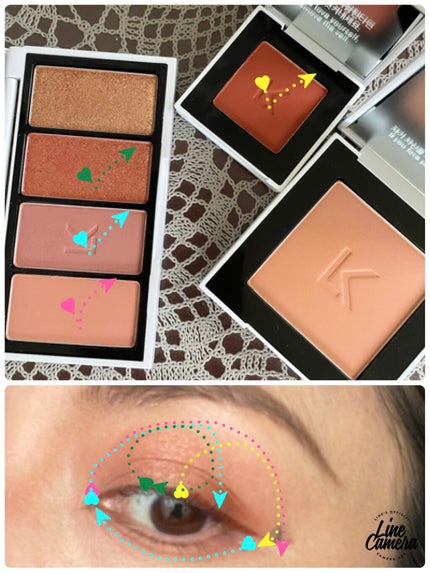 ジャストアイシャドウ/Laka/単色アイシャドウを使ったクチコミ(3枚目)