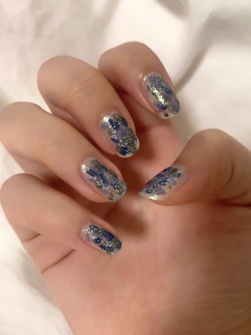 ネイルホリック Aurora Glitter WT062/ネイルホリック/マニキュアを使ったクチコミ（1枚目）
