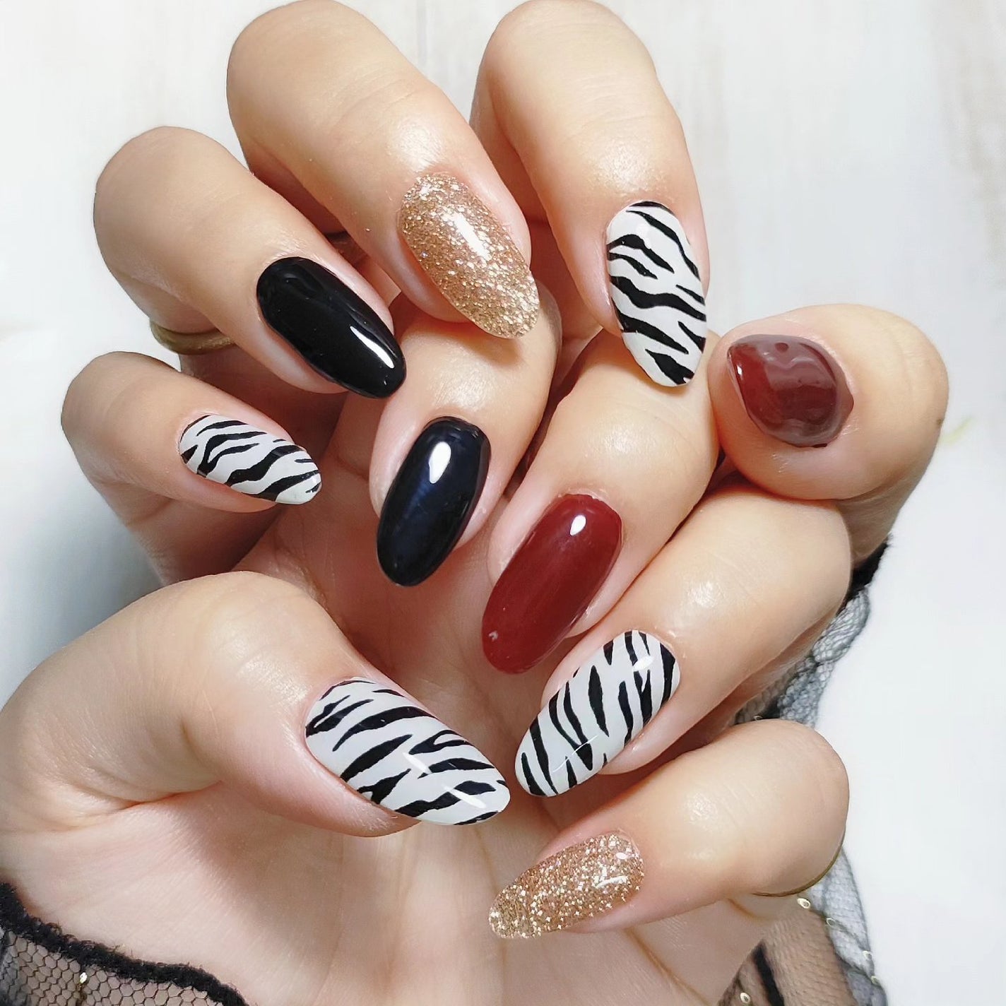 EDGEU ジェルネイルシール/EDGEU/ネイルシールを使ったクチコミ(3枚目)