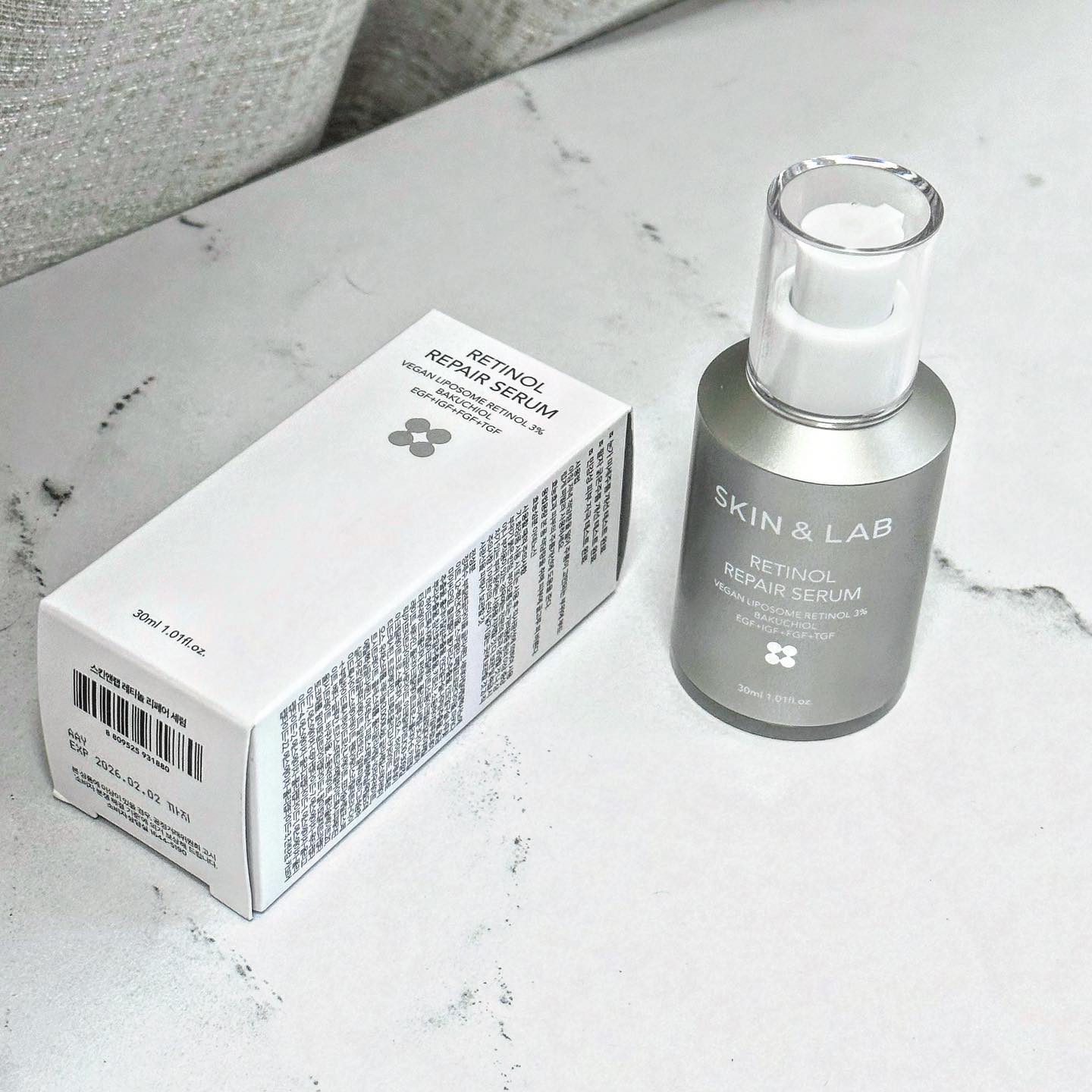 ヴィーガンリポソームレチノールセラム/SKIN&LAB/美容液を使ったクチコミ（1枚目）