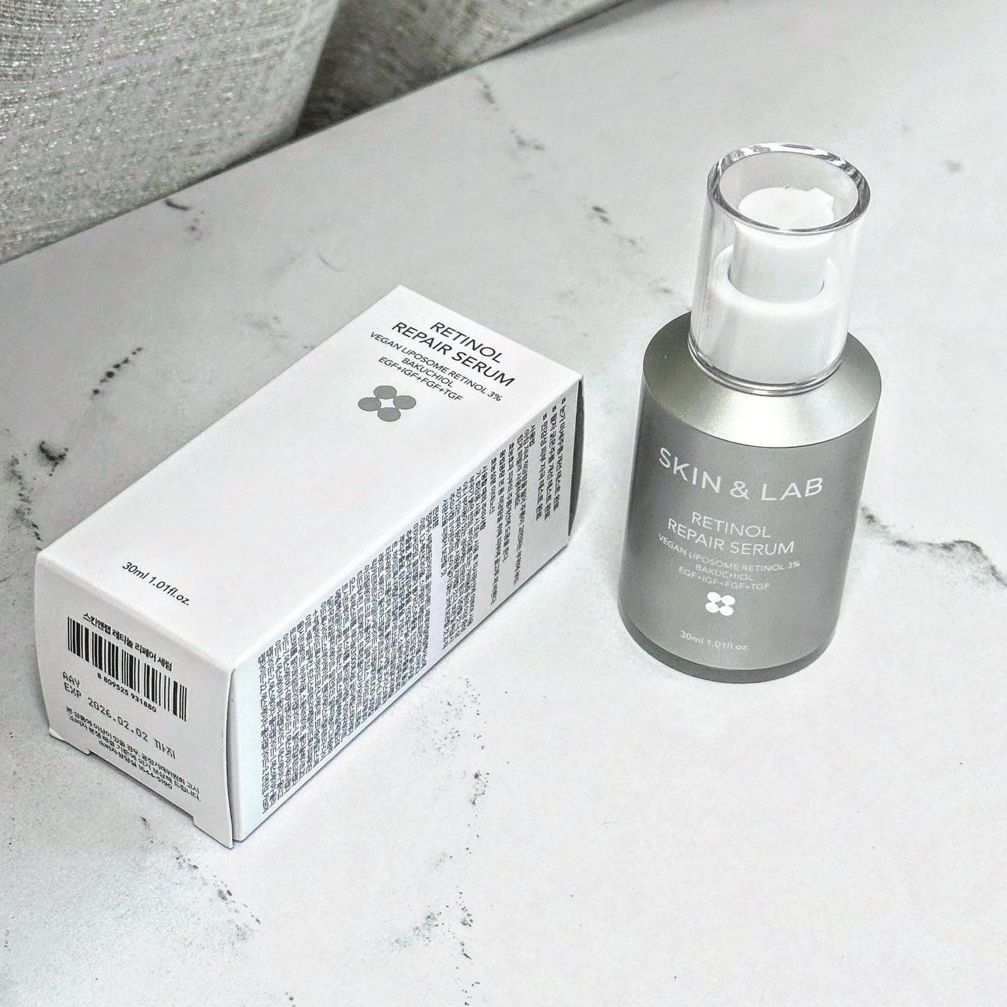 ヴィーガンリポソームレチノールセラム/SKIN&LAB/美容液を使ったクチコミ(1枚目)
