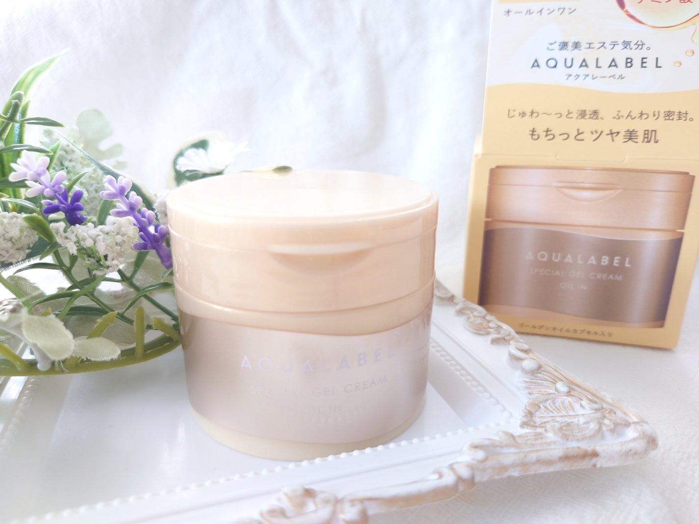 スペシャルジェルクリーム EX (ブライトニング) /アクアレーベル/オールインワン化粧品を使ったクチコミ(7枚目)