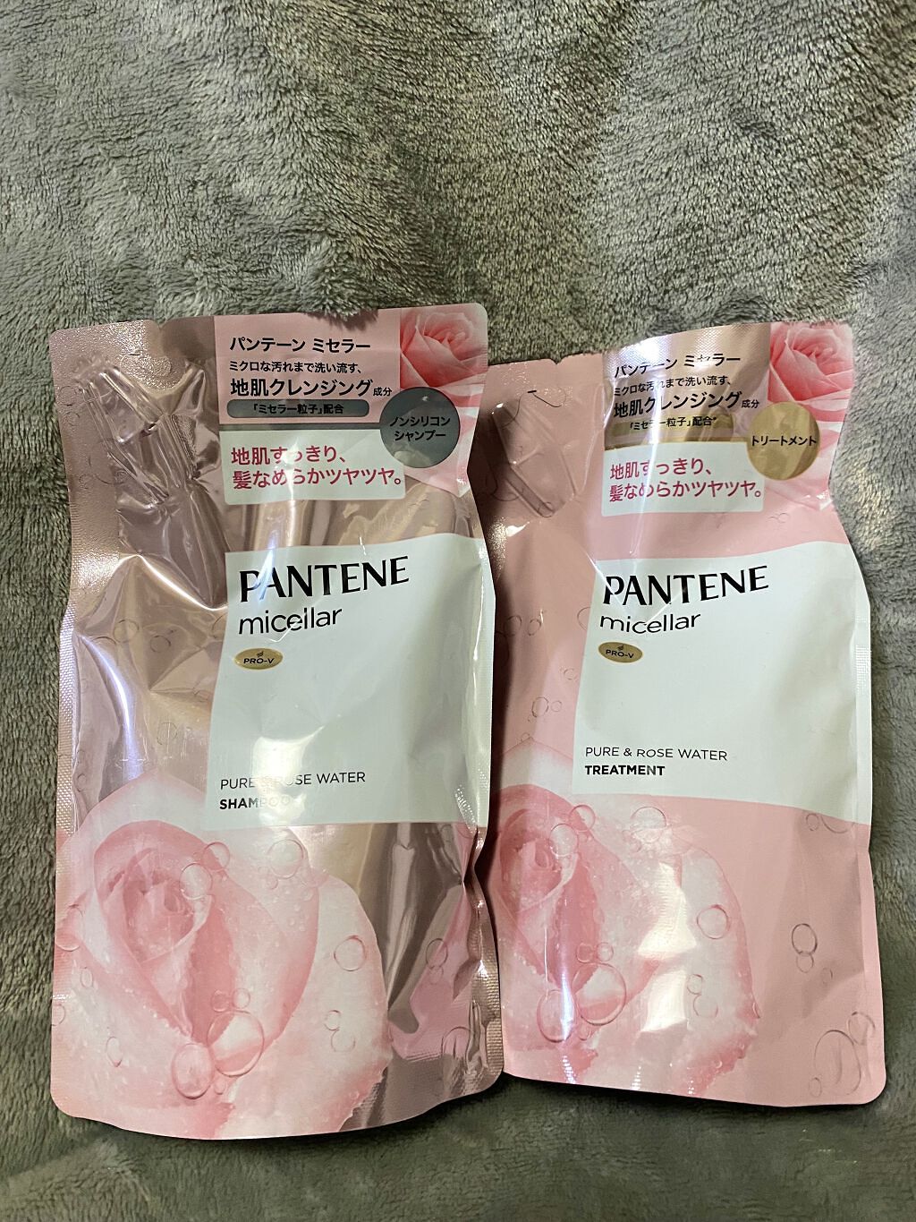 PRO-V ミセラー ピュア＆ローズウォーター ノンシリコンシャンプー/トリートメント/パンテーン/市販シャンプーを使ったクチコミ（1枚目）