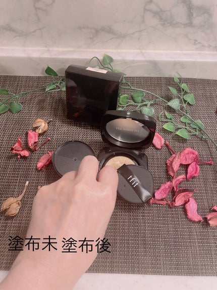 レイヤリングフィット グロークッションEX/TFIT/クッションファンデーションを使ったクチコミ(5枚目)