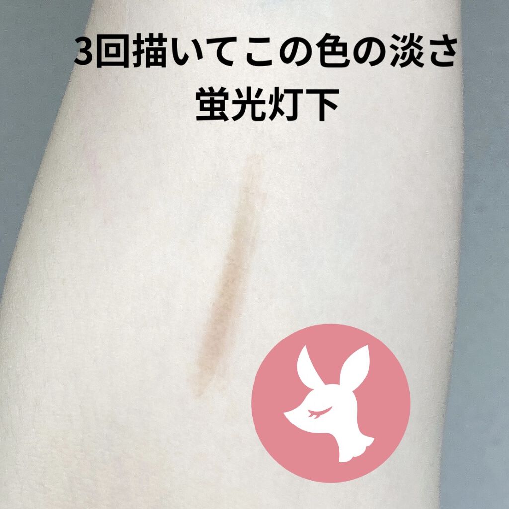 ドローイング アイブロウ ペンシル ライトブラウン/ETUDE/アイブロウペンシルを使ったクチコミ（3枚目）