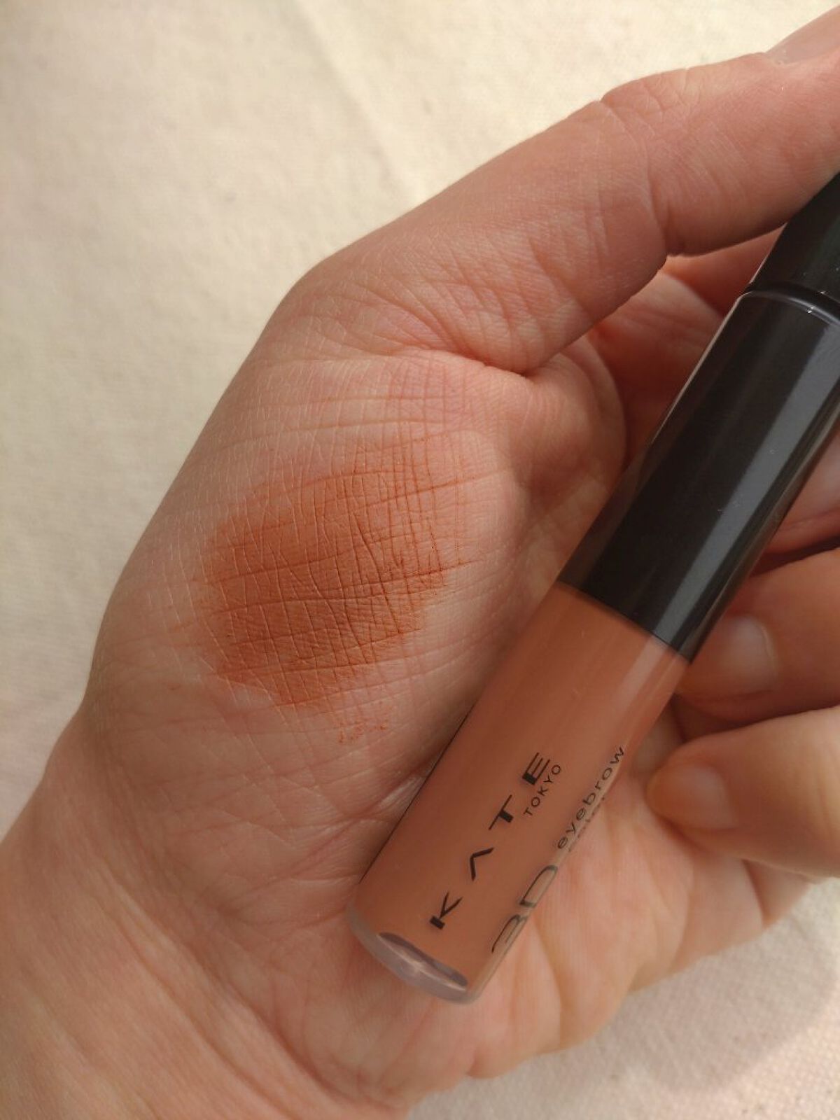 3DアイブロウカラーN OR-1 レトロオレンジ/KATE/眉マスカラを使ったクチコミ（3枚目）