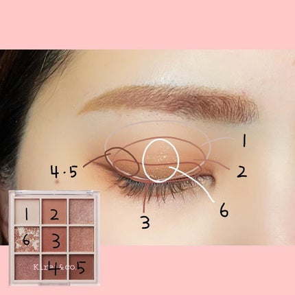 アイシャドウパレット/Kirei&co./アイシャドウパレットを使ったクチコミ(3枚目)