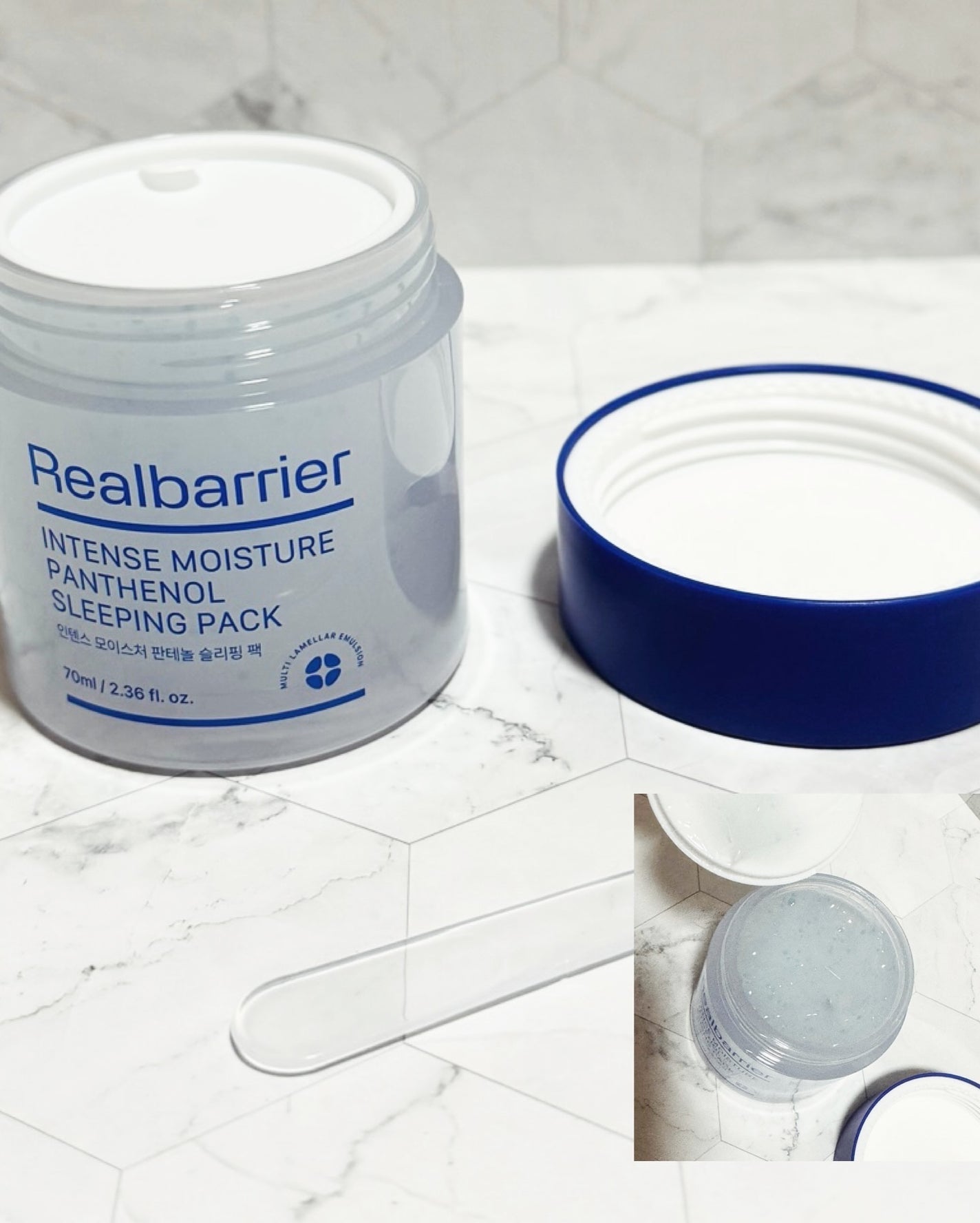 インテンスモイスチャーパンテノールスリーピングパック/Real Barrier/シートマスク・パックを使ったクチコミ(3枚目)