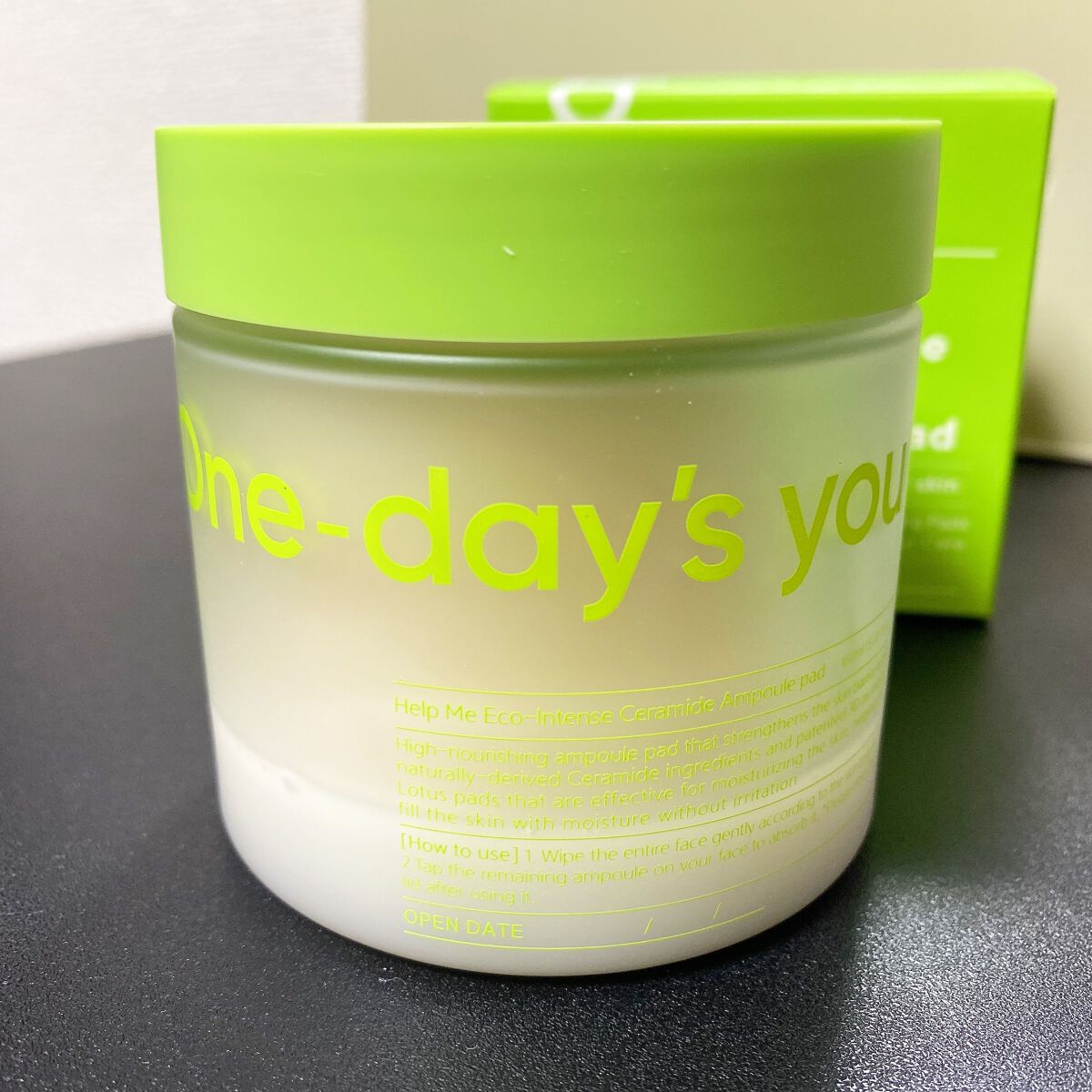 ヘルプミー! エコインテンスセラミドアンプルパッド(90枚)/One-day's you/トナーパッドを使ったクチコミ（2枚目）
