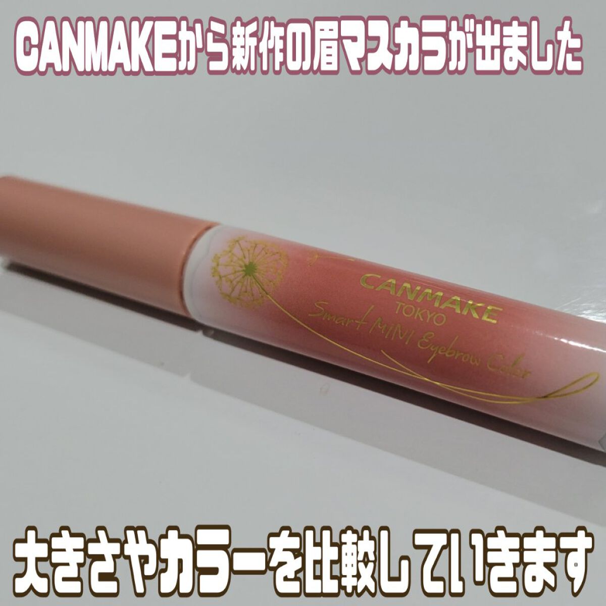 スマートミニアイブロウカラー N01 しあわせピンク/キャンメイク/眉マスカラを使ったクチコミ（2枚目）